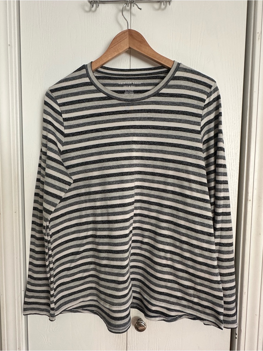 American Eagle Striped Long Sleeve